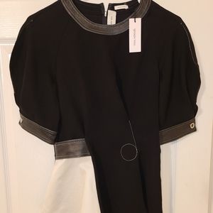 Designer Black/white blouse